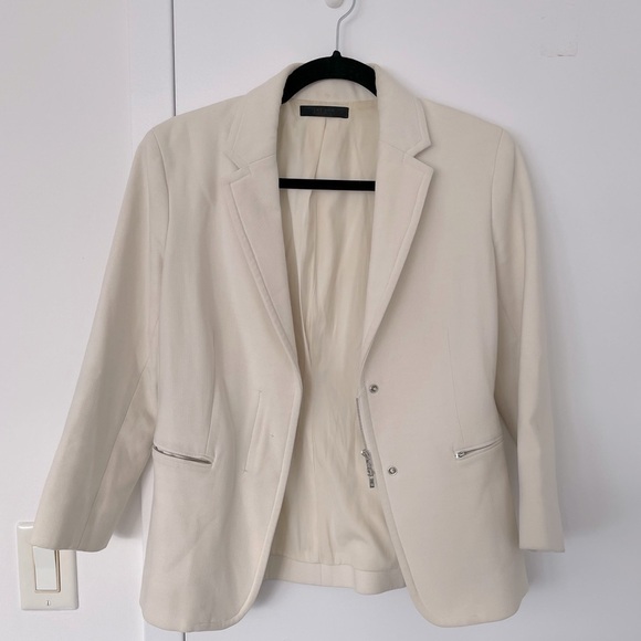 The Row women ivory cream blazer with zip - Picture 1 of 8